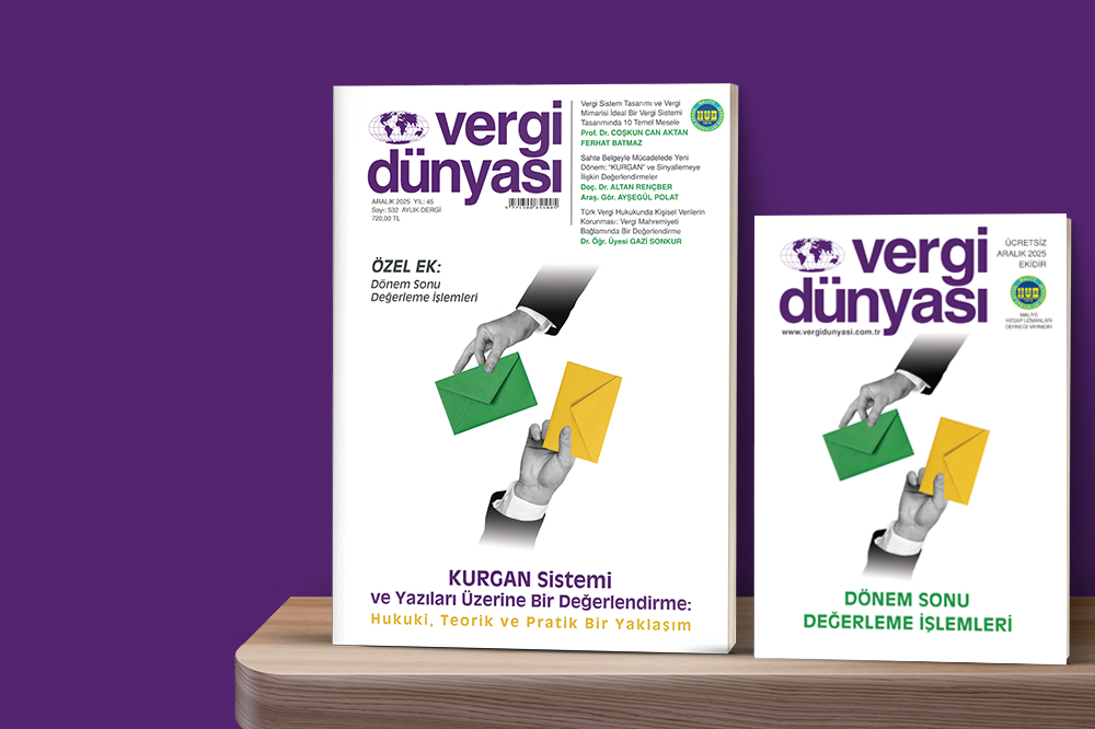 Aralık 2025 Vergi Dünyası Dergisi